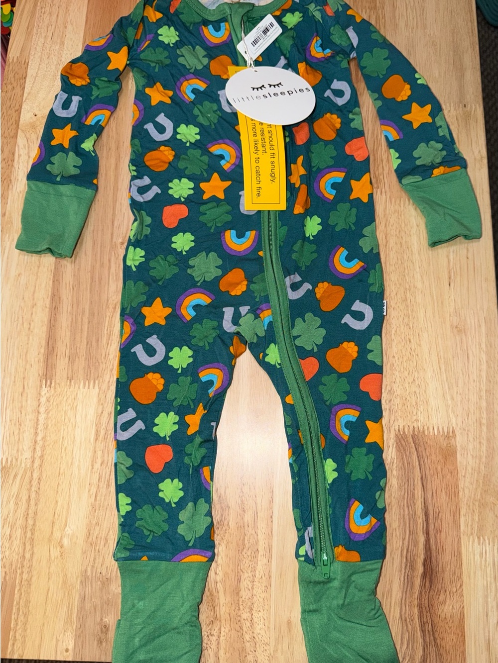 Little Sleepies Lucky Zippy NWT 6-12M